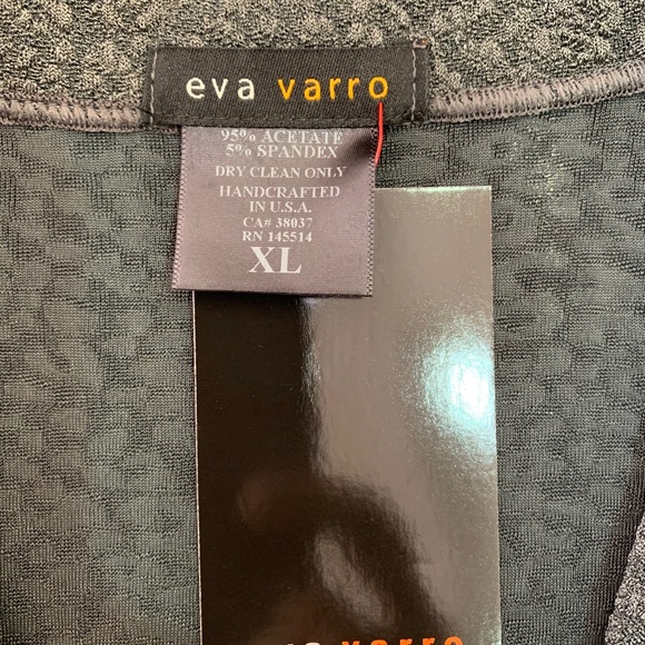 EVA VARRO L/SL EMPIRE WAIST JACKET LEAD  PEBBLES - Picture 2 of 2